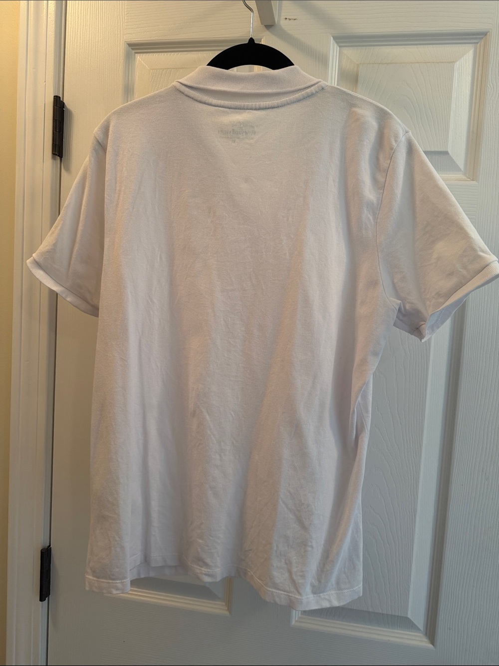 Vineyard Vines White Polo with Whale Logo - Picture 3 of 3